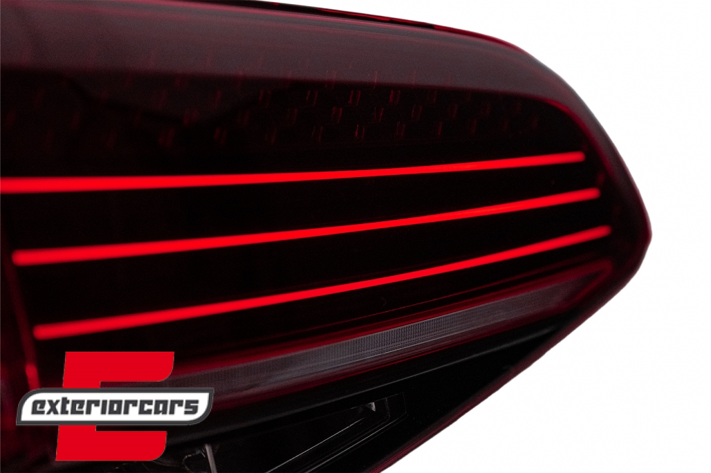 Full LED stražnja svjetla SEQ žmigavci LASER look (crvena) / VW Golf 7 & 7.5 VII (2012-2019) - Slika 13