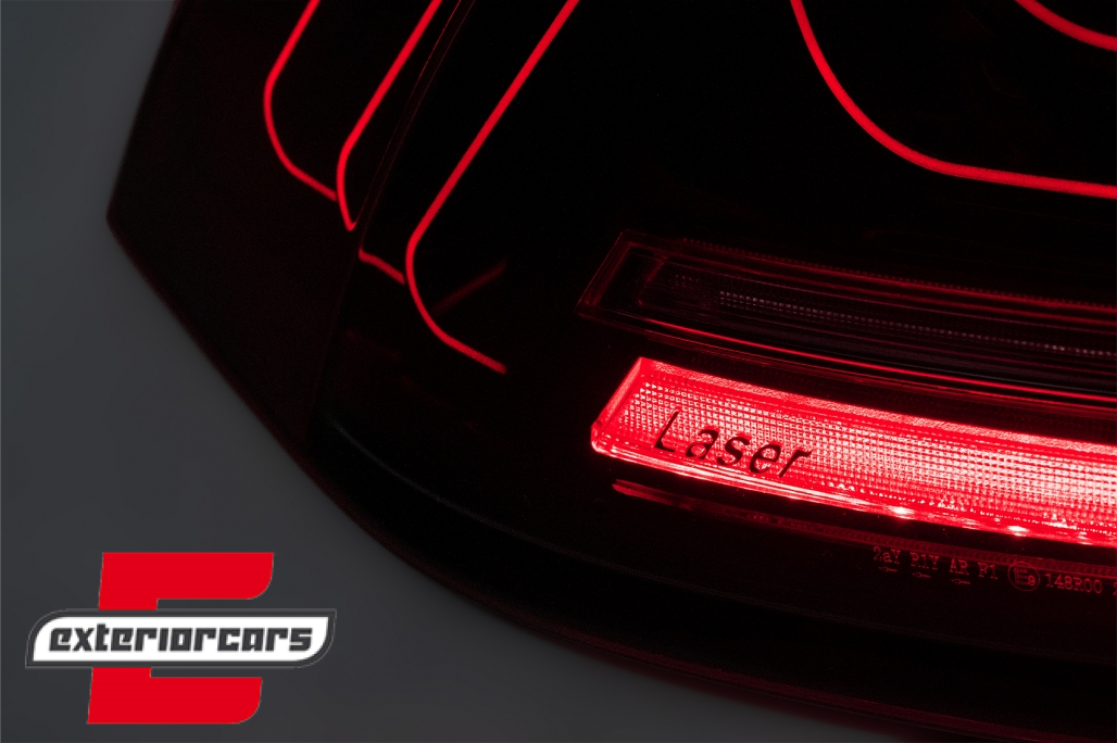 Full LED stražnja svjetla SEQ žmigavci LASER look (crvena) / VW Golf 7 & 7.5 VII (2012-2019) - Slika 15