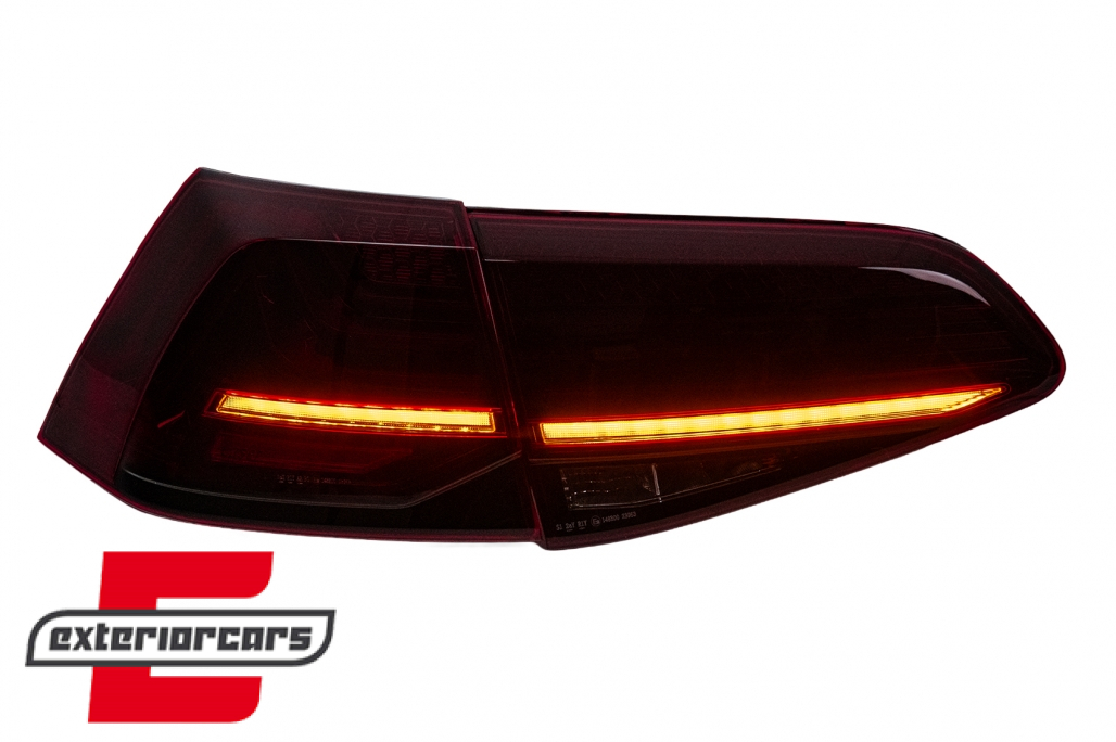 Full LED stražnja svjetla SEQ žmigavci LASER look (crvena) / VW Golf 7 & 7.5 VII (2012-2019) - Slika 17