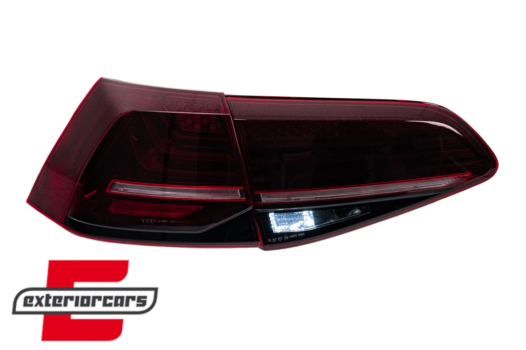 Full LED stražnja svjetla SEQ žmigavci LASER look (crvena) / VW Golf 7 & 7.5 VII (2012-2019) - Slika 19