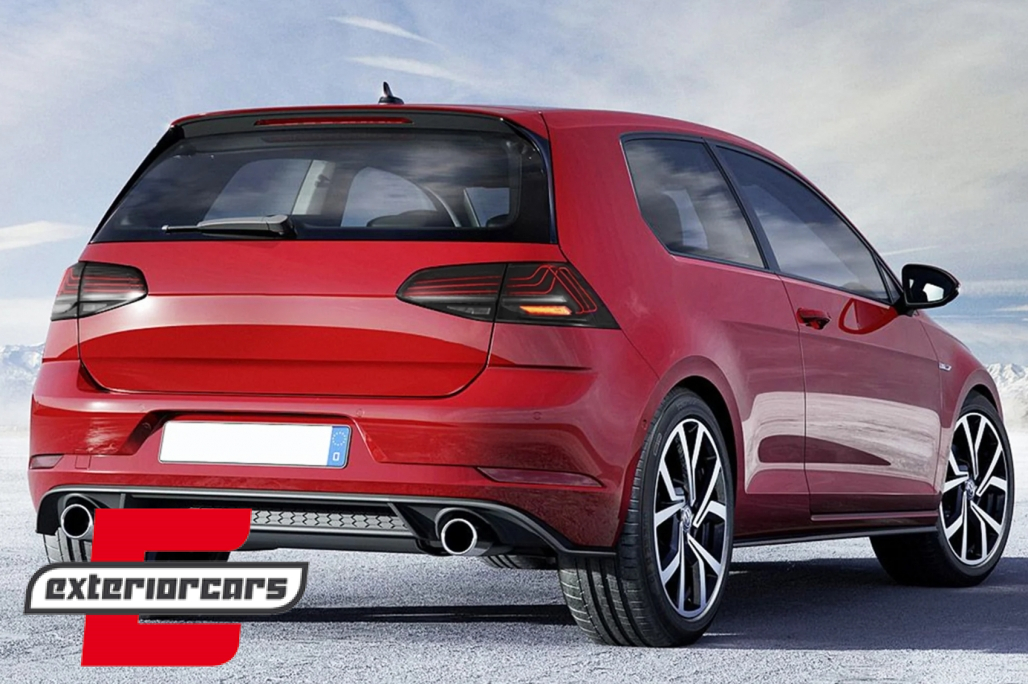Full LED stražnja svjetla SEQ žmigavci LASER look (crvena) / VW Golf 7 & 7.5 VII (2012-2019) - Slika 26