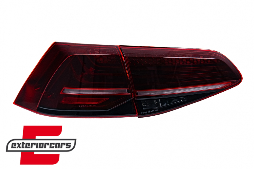Full LED stražnja svjetla SEQ žmigavci LASER look (crvena) / VW Golf 7 & 7.5 VII (2012-2019) - Slika 3