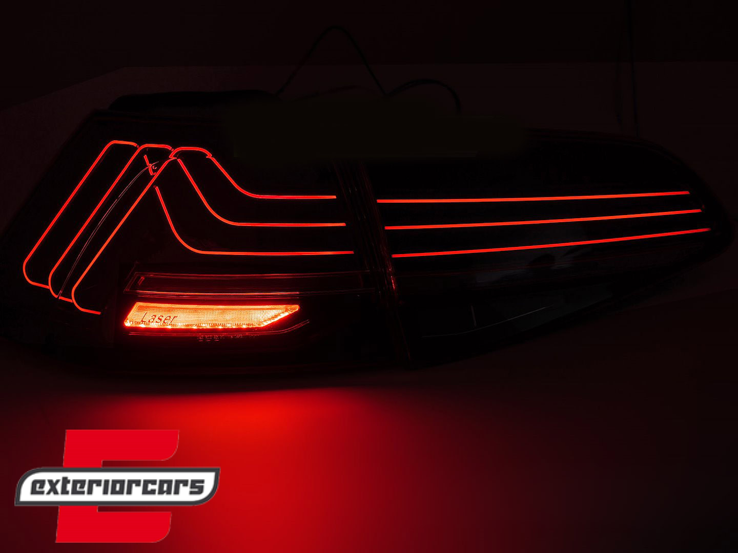 Full LED stražnja svjetla SEQ žmigavci LASER look (smoke) / VW Golf 7 & 7.5 VII (2012-2019) - Slika 3