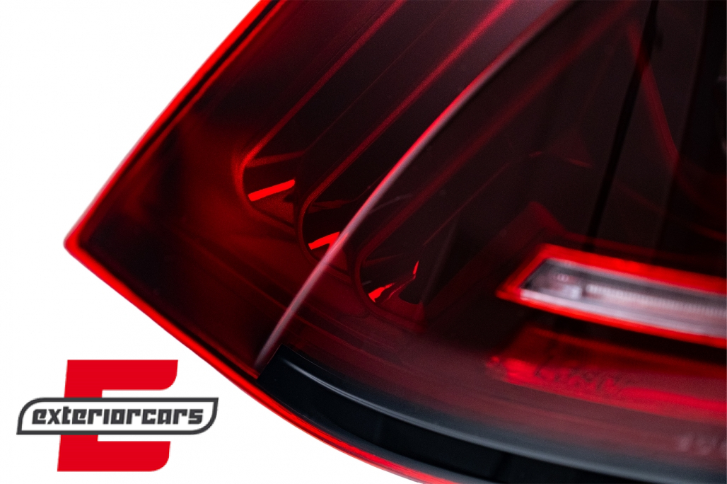 Full LED stražnja svjetla SEQ žmigavci LASER look (crvena) / VW Golf 7 & 7.5 VII (2012-2019) - Slika 8