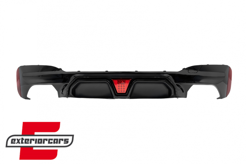 Difuzor zraka sa LED M5 CS dizajn (piano crna) / BMW serije 5 G30 G31 limuzina karavan (2017-2023) - Slika 2