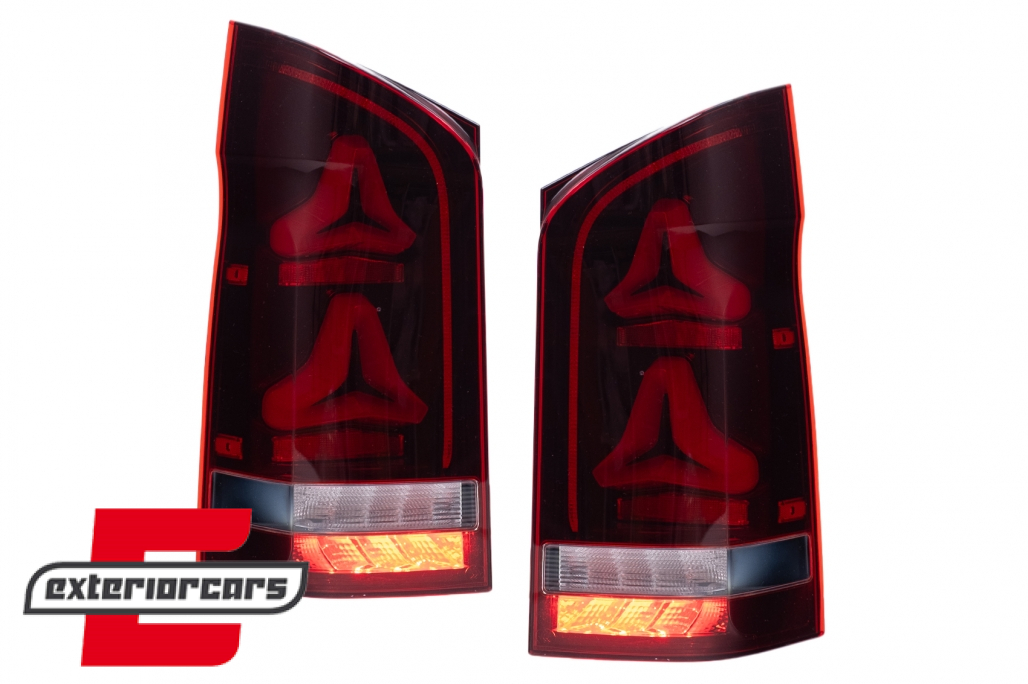 LED stražnja svjetla SEQ žmigavci (crvena/smoke) / Mercedes V-klasa W447 (2014-2023) - Slika 11
