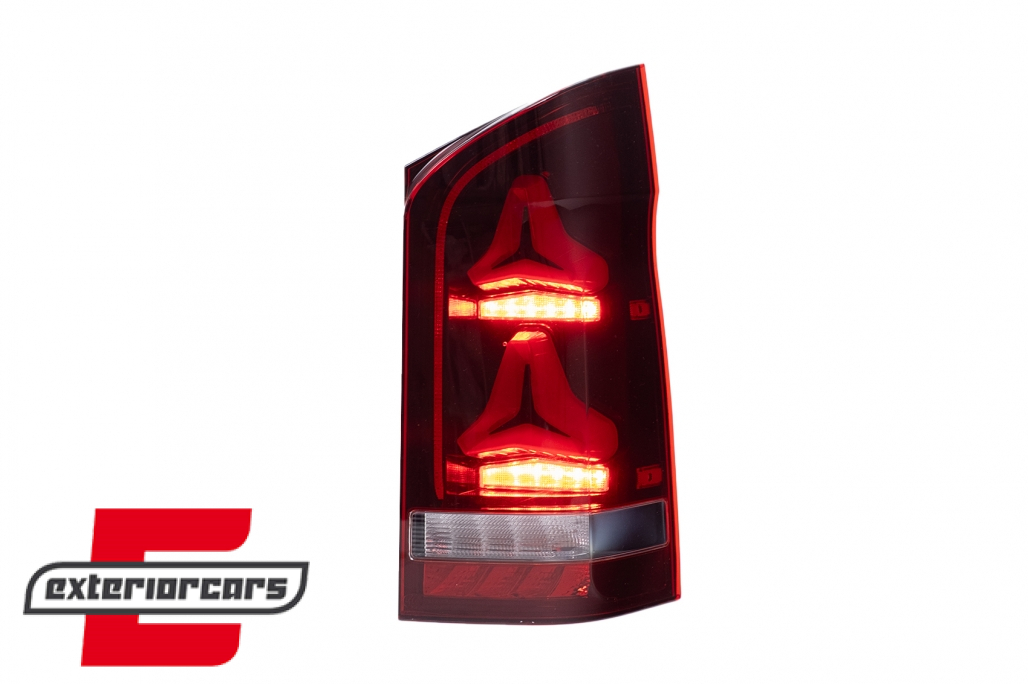 LED stražnja svjetla SEQ žmigavci (crvena/smoke) / Mercedes V-klasa W447 (2014-2023) - Slika 12