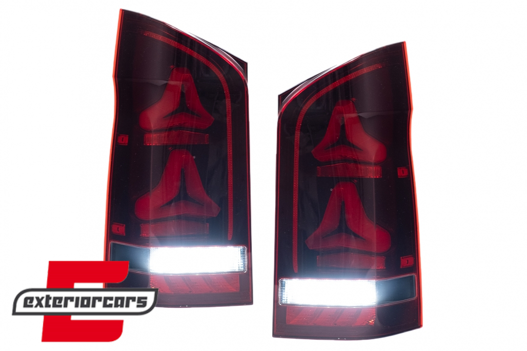 LED stražnja svjetla SEQ žmigavci (crvena/smoke) / Mercedes V-klasa W447 (2014-2023) - Slika 15