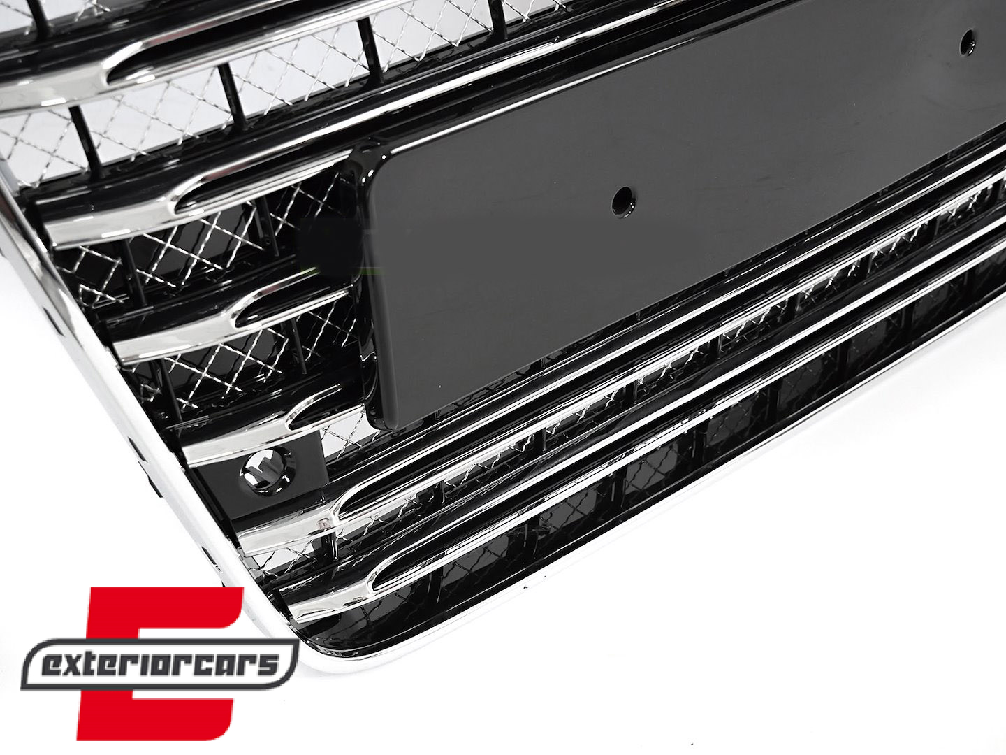 Prednja maska S8 dizajn (crna/chrome) / Audi A8 D4 (2010-2013) - Slika 3