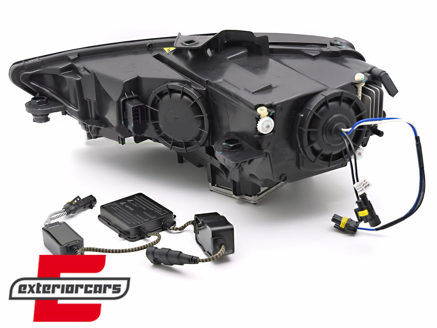 Prednja svjetla LED DRL Xenon (crna) / Audi A3 8V (2013-2016) - Slika 5