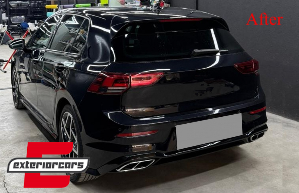 Zadnji branik R line dizajn / VW Golf VIII Hatchback Mk8 MQB (2020-2023) - Slika 10