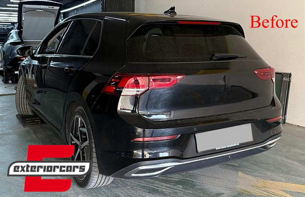 Zadnji branik R line dizajn / VW Golf VIII Hatchback Mk8 MQB (2020-2023) - Slika 9