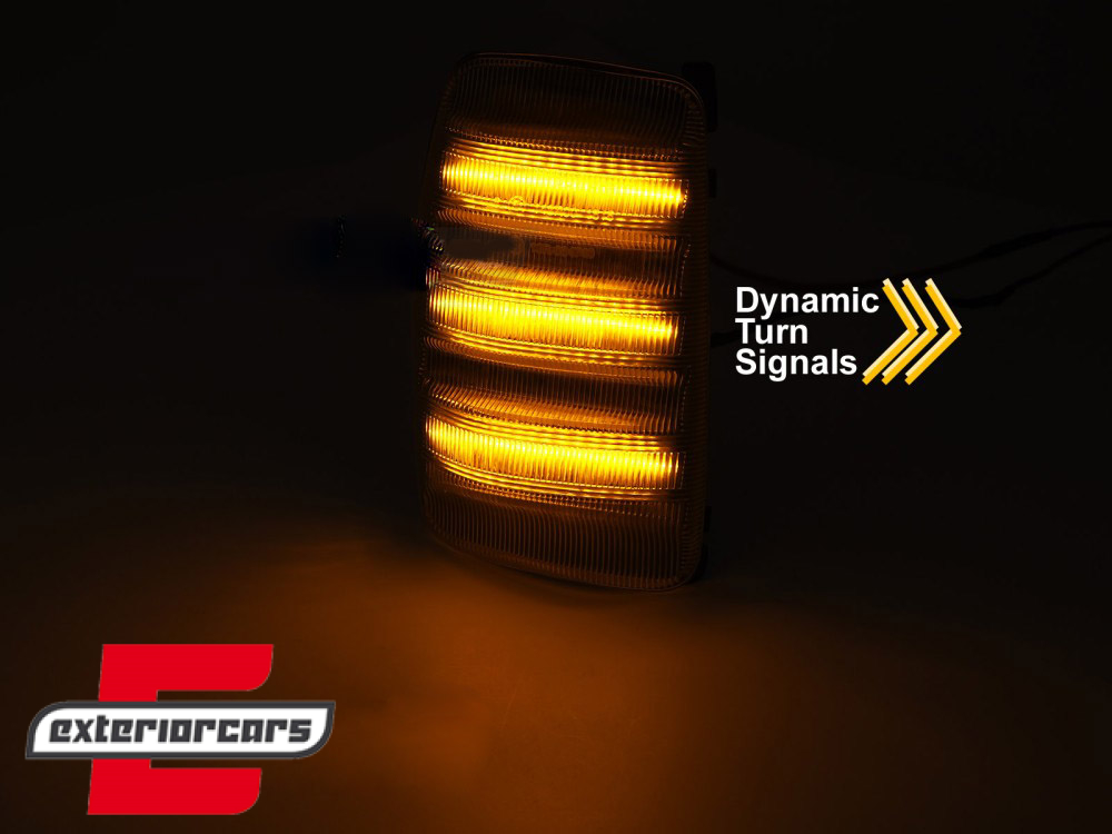 Žmigavci u retrovizorima LED SEQ (bijela) / Ford Transit (2013-2023) - Slika 3