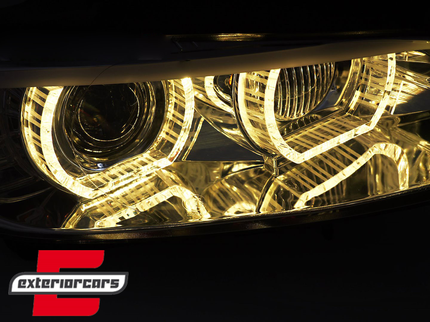 Prednja svjetla 3D LED Angel Eyes Xenon (chrome) / BMW serije 3 E92 E93 (2006-2010) - Slika 4