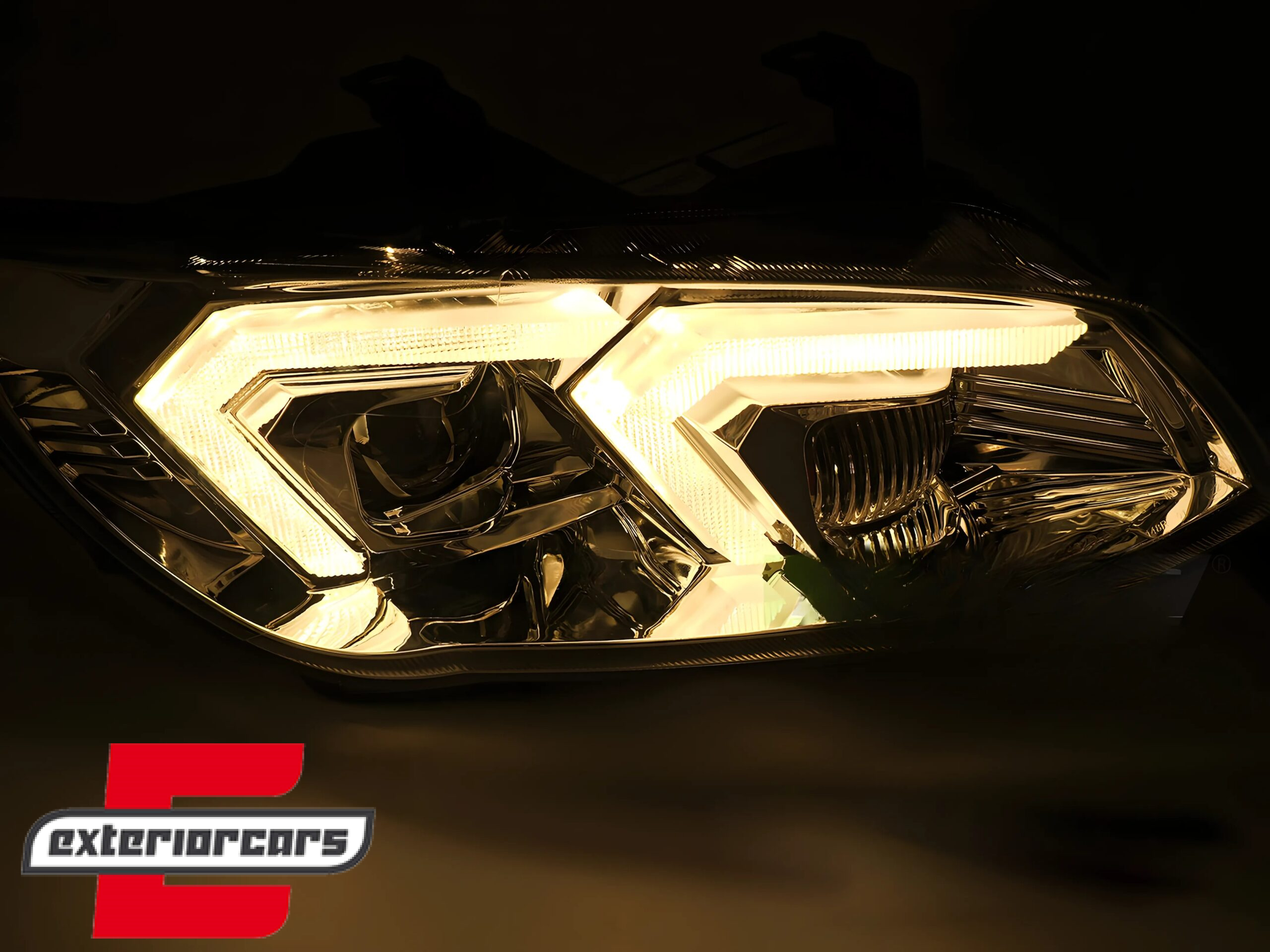 Prednja svjetla LED DRL XENON (chrome) / BMW serije 3 E92 E93 LCI (2010-2013) - Slika 4