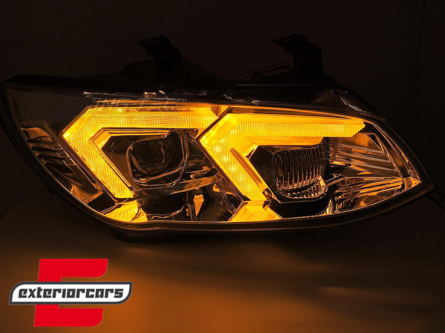 Prednja svjetla LED DRL XENON (chrome) / BMW serije 3 E92 E93 LCI (2010-2013) - Slika 5