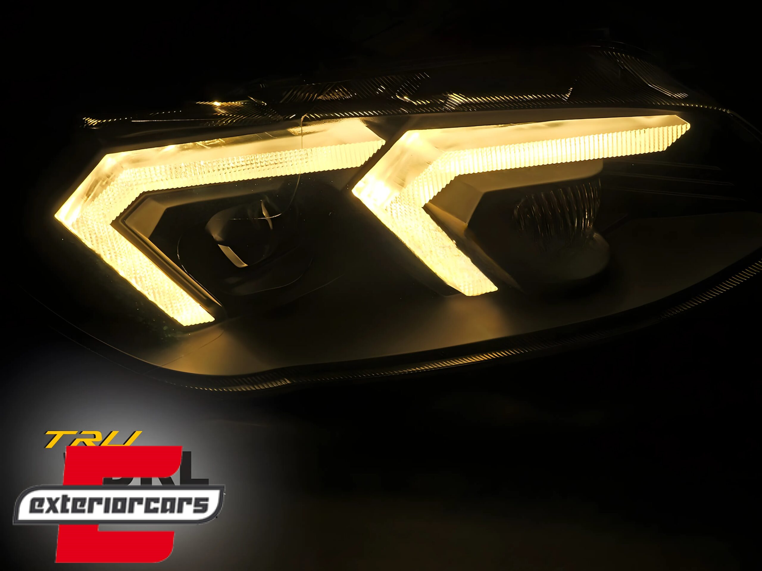 Prednja svjetla LED DRL XENON (crna) / BMW serije 3 E92 E93 LCI (2010-2013) - Slika 3