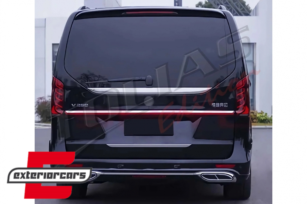 Full LED stražnja svjetla SEQ žmigavci (crvena/smoke) / Mercedes V-klasa W447 (2014-2023) - Slika 7