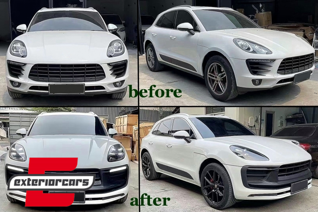 Prednji branik sa prednjim farovima za nadogradnju u GTS dizajn / Porsche Macan 95B (2014-2023) - Slika 27