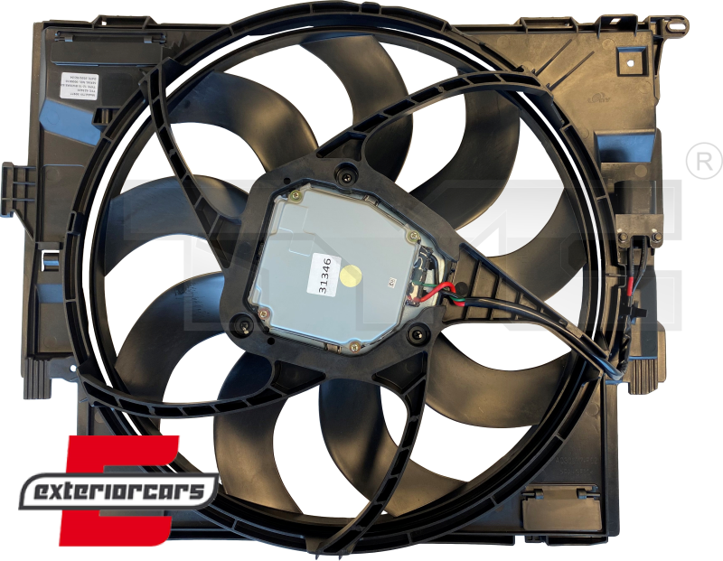 Ventilator / BMW serije 1 F20 F21 + serije 2 F22 F23 + serije 3 F30 F31 F34 + serije 4 F32 F33 F36 (2011-2021) - Slika 2
