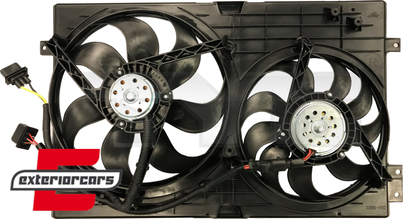 Ventilator / Audi A3 TT + Seat Leon Toledo + Škoda Fabia Octavia + VW Bora Golf 4 Lupo Polo (1996-2014) - Slika 2