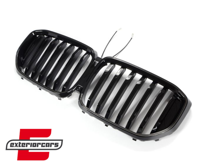 Prednja maska M-Performance dizajn + LED (piano crna) / BMW X5 G05 LCI (04.2023-) - Slika 3