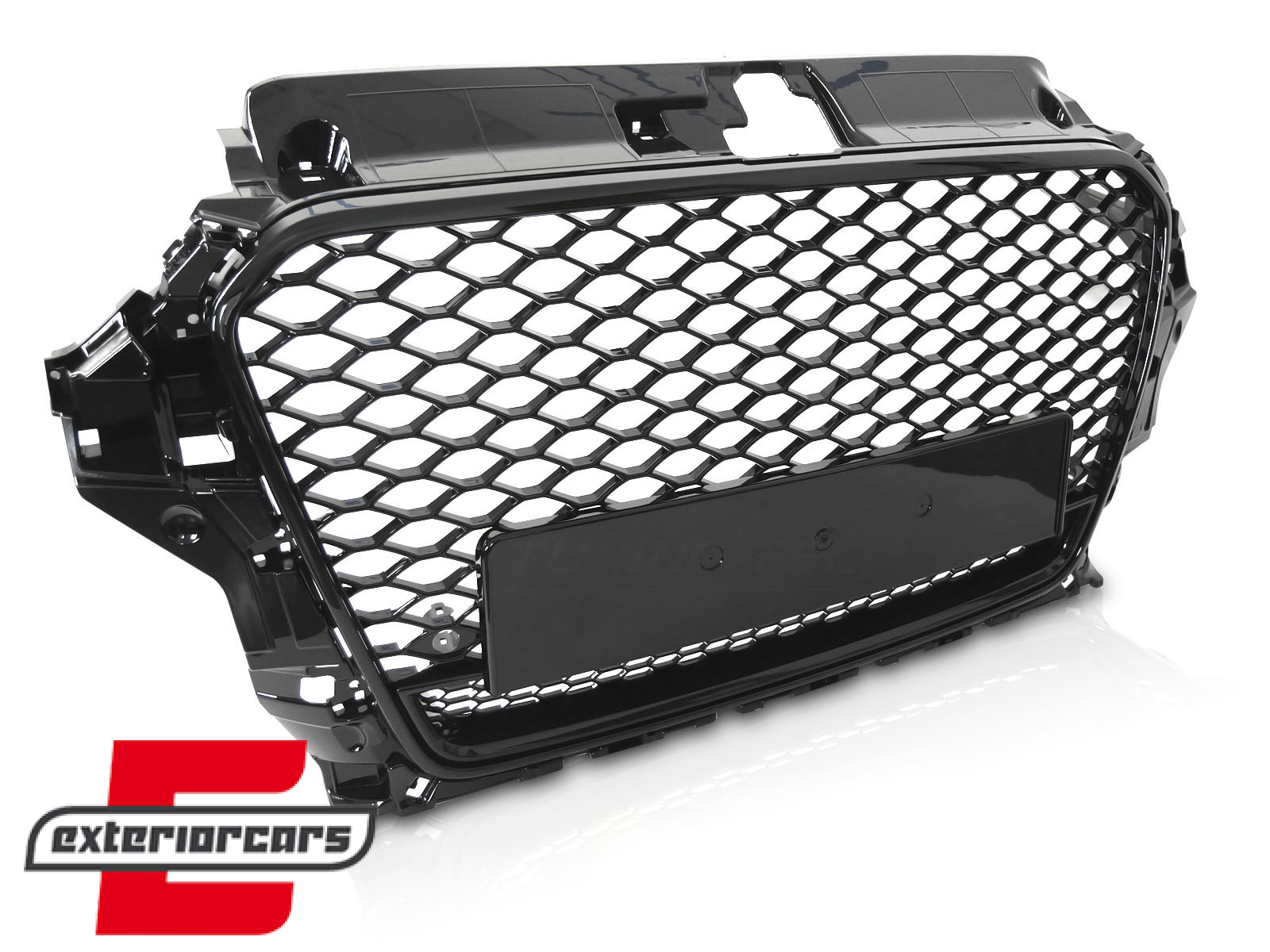 Prednja maska RS3 Quattro dizajn (piano crna) / Audi A3 8V (2012-2016)