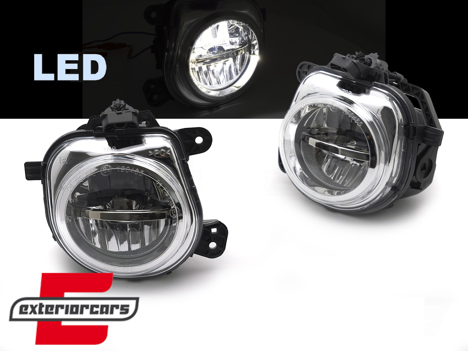 Svjetla za maglu LED (kristal) / BMW X3 F25 LCI X4 F26 X5 F15 X6 F16 (2014-2019)