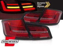 Full LED stražnja svjetla SEQ žmigavci (crvena/kristal) / BMW serije 5 F10 (2010-2013) limuzina