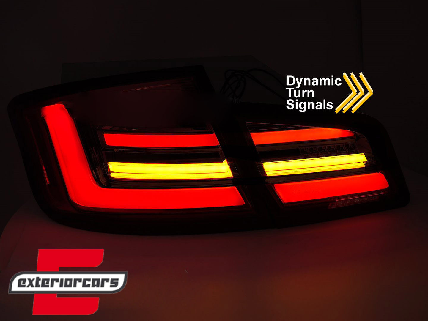 Full LED stražnja svjetla SEQ žmigavci (piano crna) / BMW serije 5 F10 (2010-2013) limuzina - Slika 4