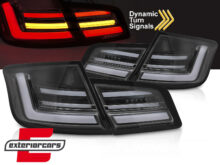 Full LED stražnja svjetla SEQ žmigavci (mat crna) / BMW serije 5 F10 (2010-2013) limuzina