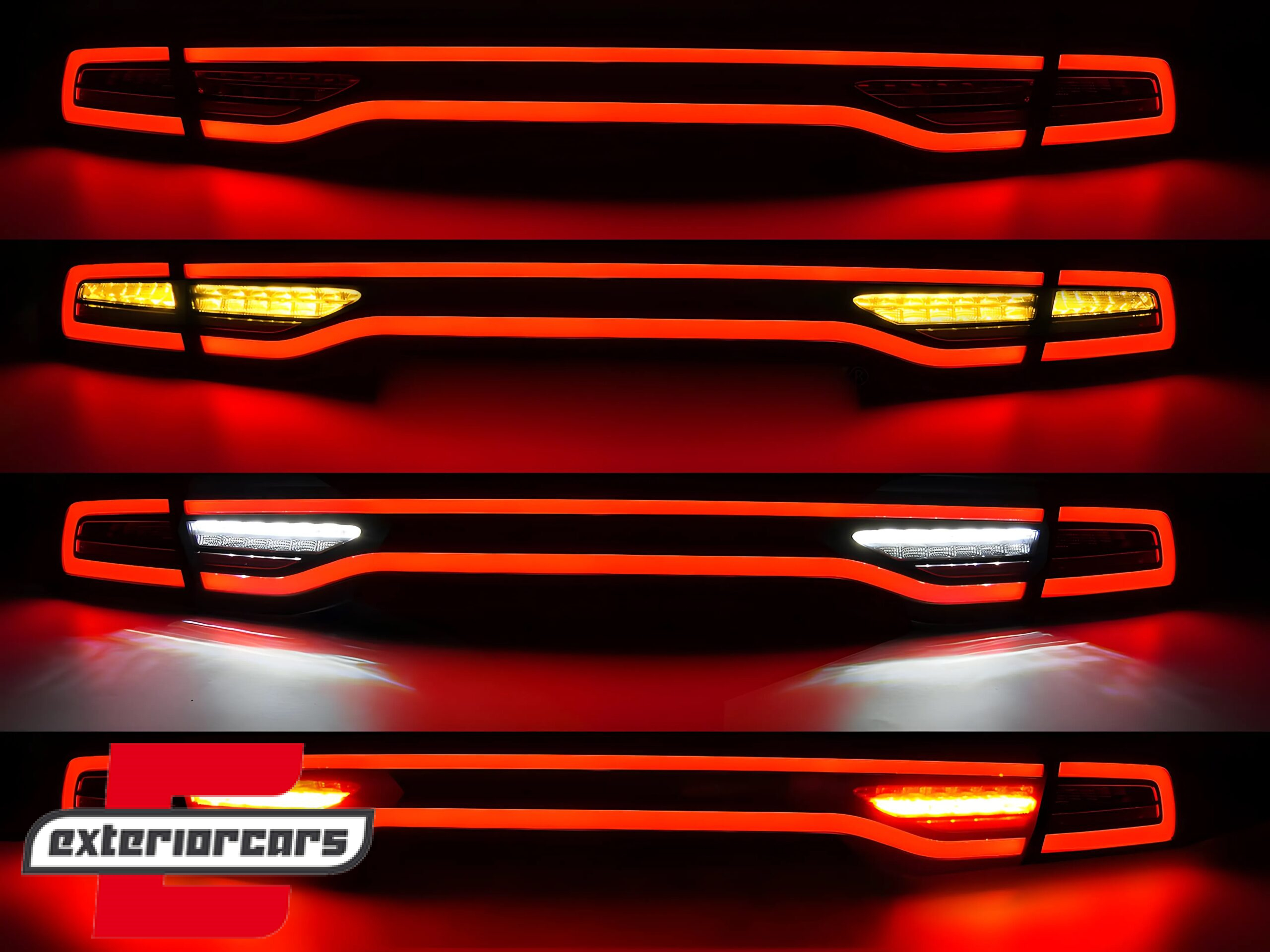 Full LED stražnja svjetla SEQ žmigavci / Dodge Charger (2011-2015) - Slika 5