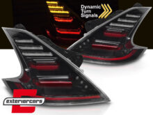 Full LED stražnja svjetla SEQ žmigavci (crna) / Nissan 370Z (2009-2020)