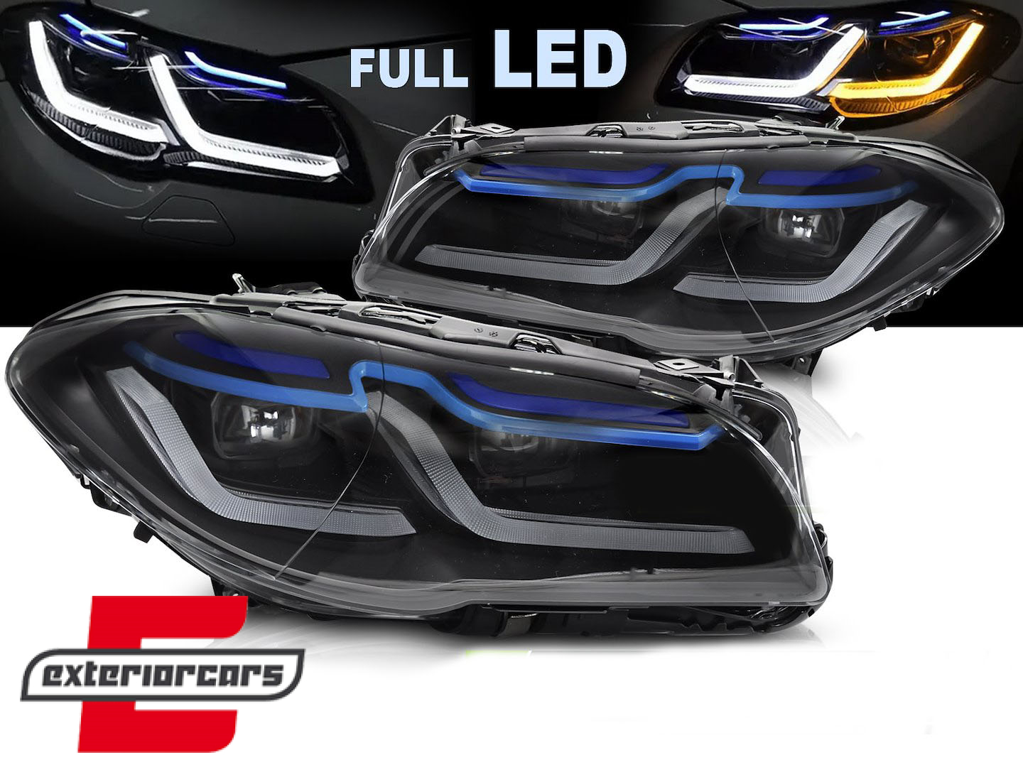 Full LED prednja svjetla G30 LCI dizajn / BMW serije 5 F10 F11 (2011-2013)