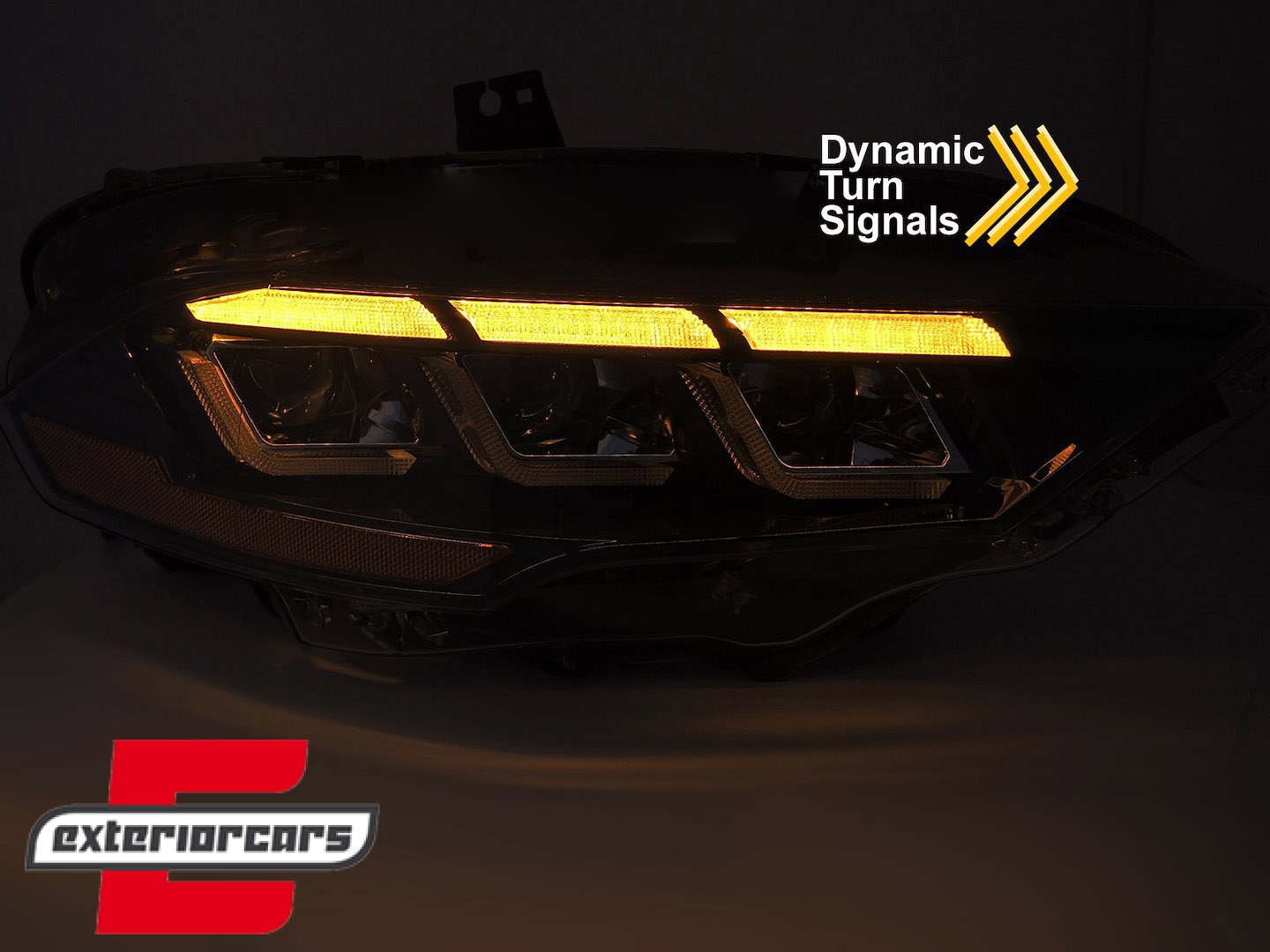 Full LED prednja svjetla SEQ žmigavci / Ford Mustang VI Facelift (2018-2023) - Slika 4