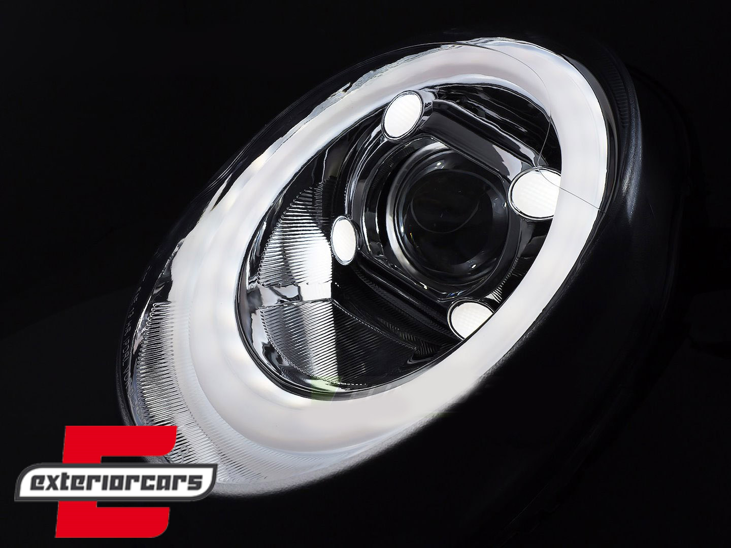 Prednja svjetla LED DRL (chrome) / MINI COOPER F54 F55 F56 (2014-2017) - Slika 3