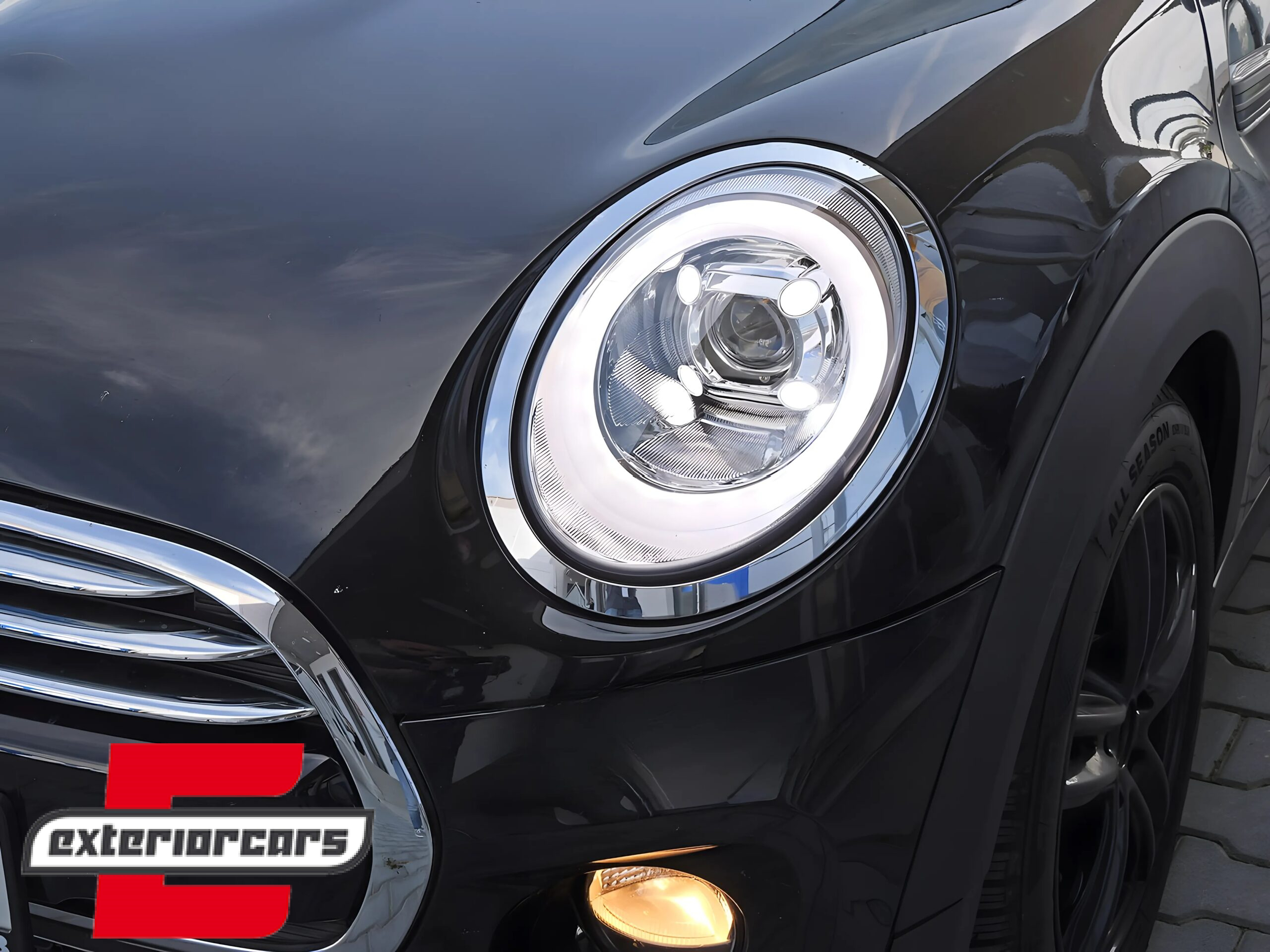 Prednja svjetla LED DRL (chrome) / MINI COOPER F54 F55 F56 (2014-2017) - Slika 7