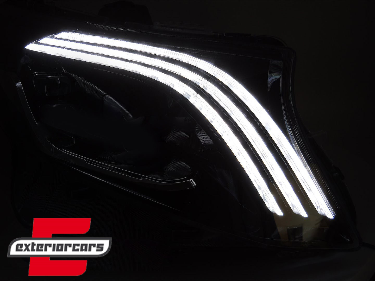 Full LED prednja svjetla Facelift look (crna) / Mercedes S-klasa W222 (2013-2017) - Slika 3