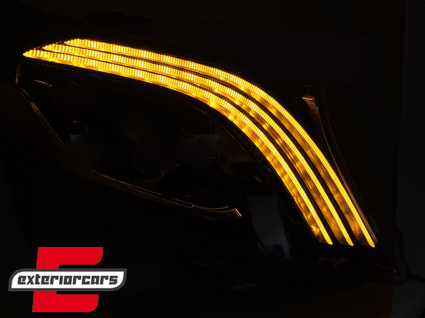 Full LED prednja svjetla Facelift look (crna) / Mercedes S-klasa W222 (2013-2017) - Slika 4