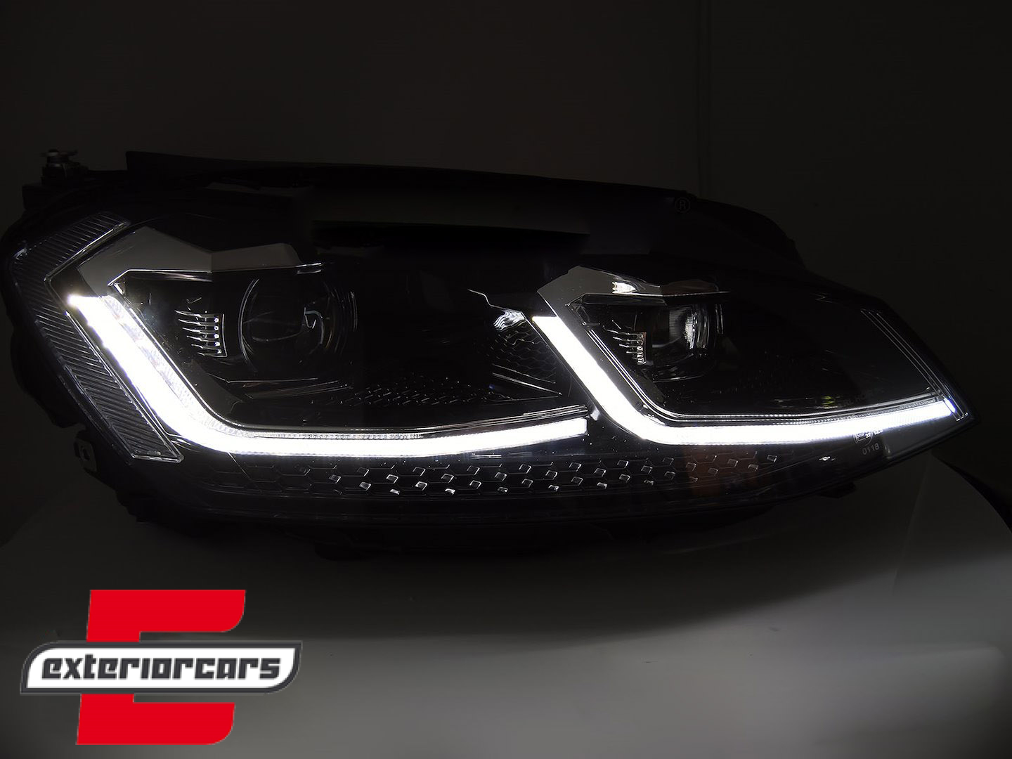 Full LED prednja svjetla SEQ žmigavci Facelift G7.5 R line look / VW Golf 7 VII (2012-2017) - Slika 3