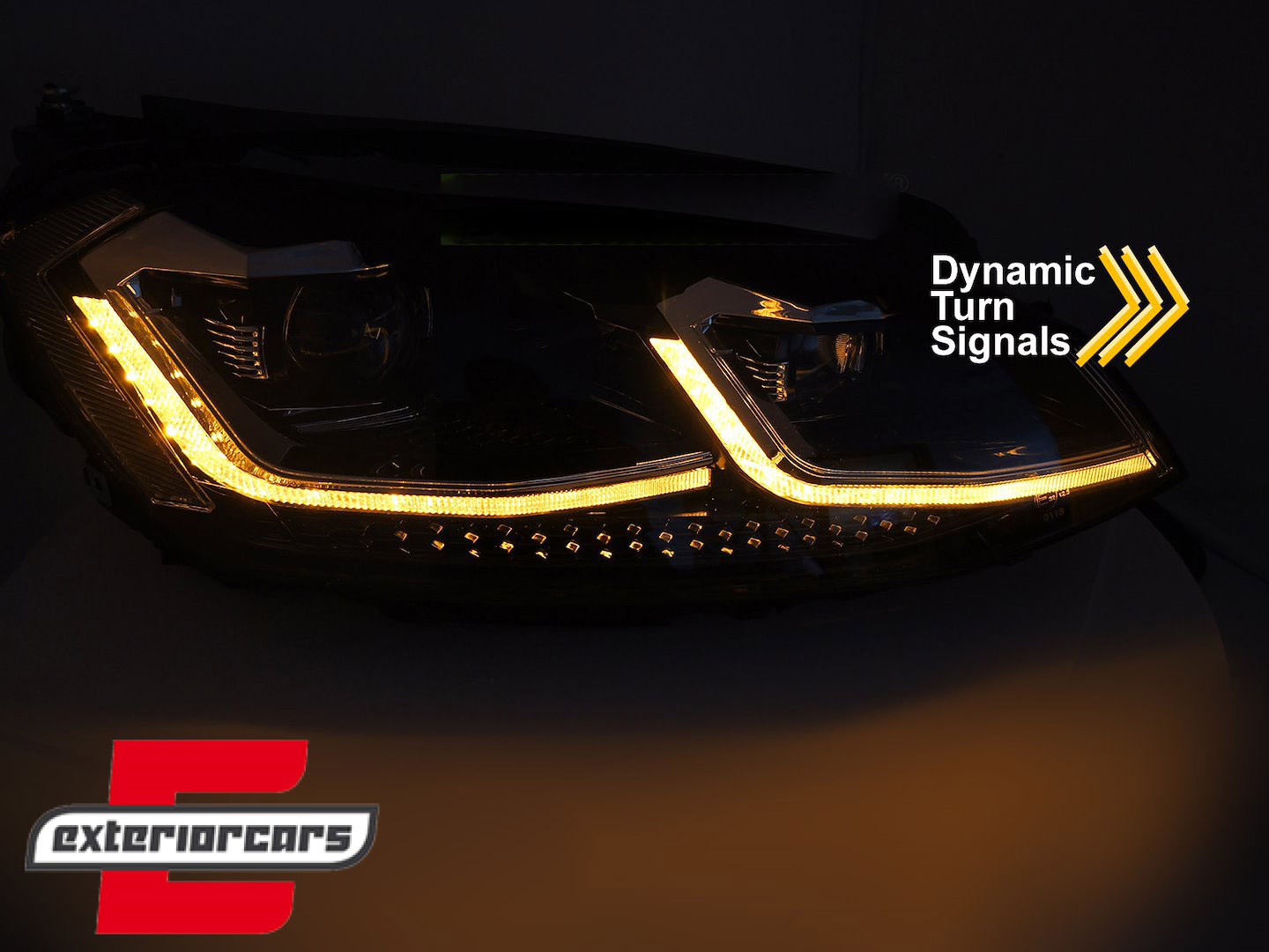 Full LED prednja svjetla SEQ žmigavci Facelift G7.5 R line look / VW Golf 7 VII (2012-2017) - Slika 4