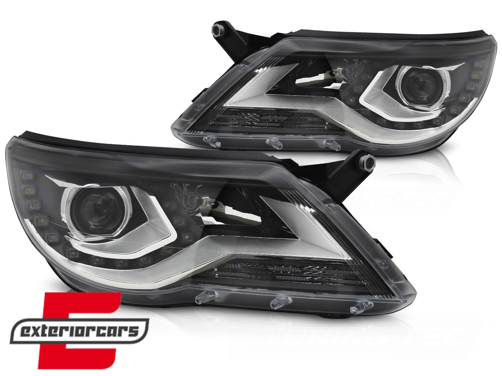 Prednja svjetla LED DRL Xenon dizajn / VW Tiguan Mk1 (2007-2011) - Slika 2