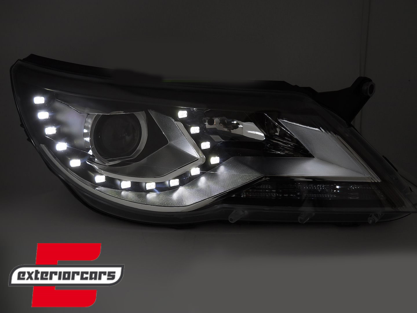 Prednja svjetla LED DRL Xenon dizajn / VW Tiguan Mk1 (2007-2011) - Slika 3