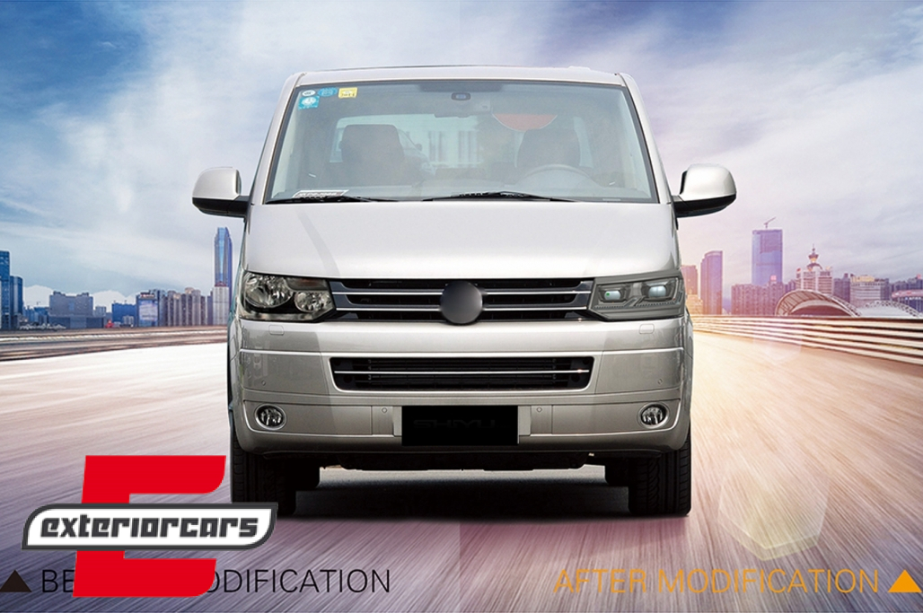 Full LED prednja svjetla (crna) / VW Transporter Caravelle Multivan T5.1 Facelift (2010-2015) - Slika 26