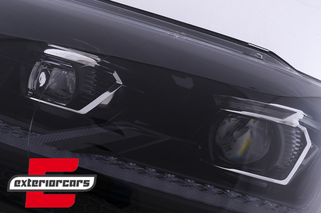 Full LED prednja svjetla (crna) / VW Transporter Caravelle Multivan T5.1 Facelift (2010-2015) - Slika 9
