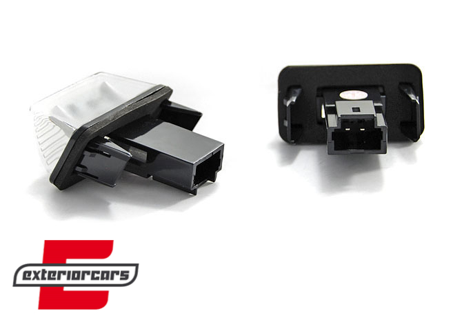 LED svjetla registarske pločice / CITROEN C3 C4 C5 Berlingo Saxo Xsara PEUGEOT 206 207 306 307 308 406 407 5008 Partner - Slika 4