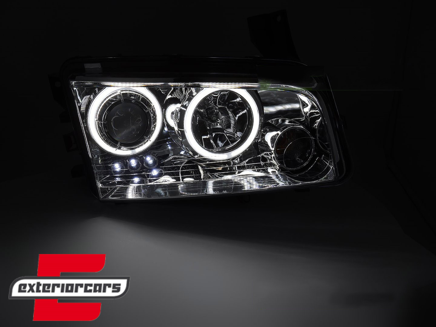 Prednja svjetla Angel Eyes (chrome) / DODGE CHARGER LX (2006-2010) - Slika 3