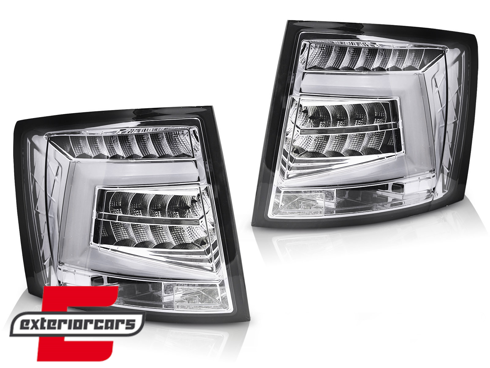 Full LED stražnja svjetla SEQ žmigavci (chrome) / Škoda Octavia III karavan (2012-2019) - Slika 2