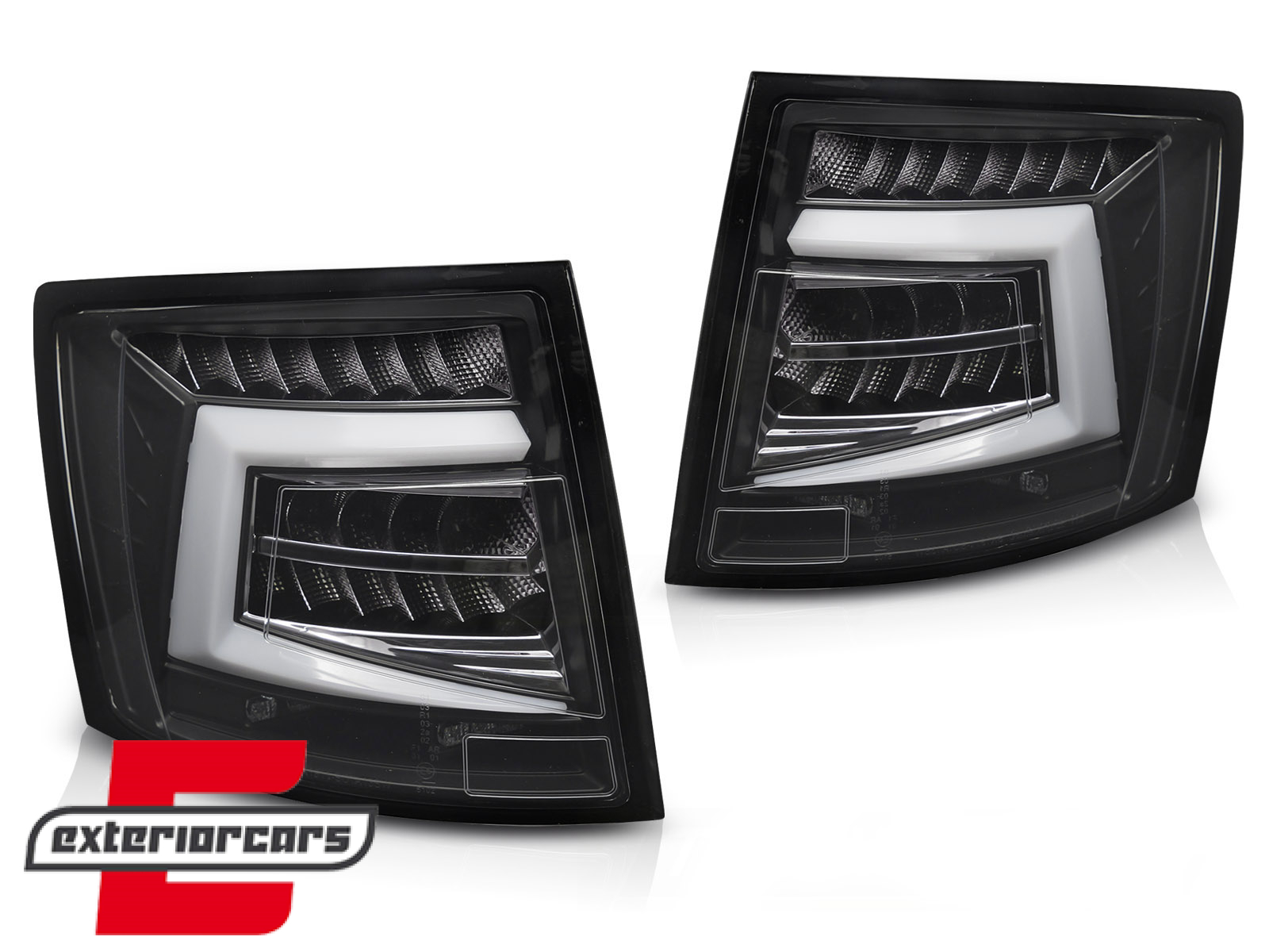 Full LED stražnja svjetla SEQ žmigavci (crna) / Škoda Octavia III karavan (2012-2019) - Slika 2