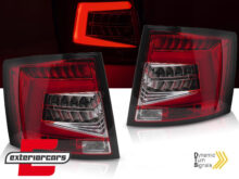 Full LED stražnja svjetla SEQ žmigavci (crveno-bijelo) / Škoda Octavia III karavan (2012-2019)